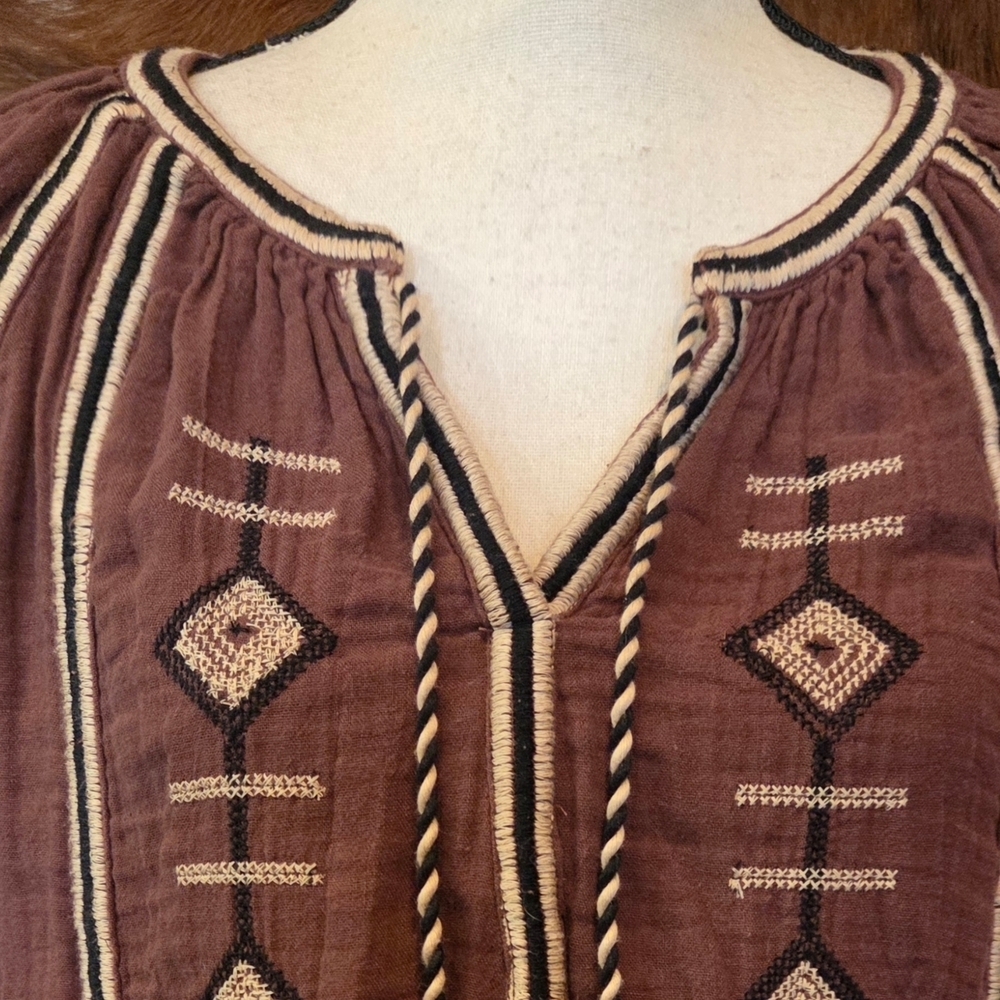 Uncle Frank Plum Textured Dress - Picture 2 of 10